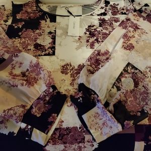 Calvin Klein 2x sheer blouse